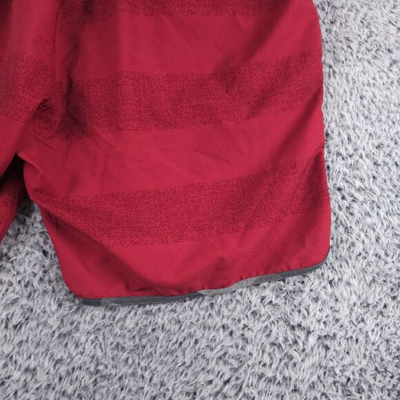 Vuori Shorts Mens Extra Large Red Striped Banks Unlined 7.5in Athletic Active - Picture 13 of 13